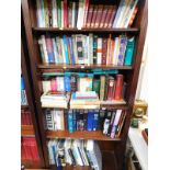 Books, to include literature, militaria, cooking, WWII, sailing and general reference. (5 shelves)