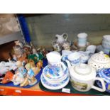 An Elizabethan part coffee service decorated in the Portobello pattern, further tea and coffee