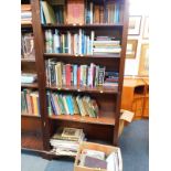 Books, including gardening, royalty, poetry, children's books, and general interest. (5 shelves)