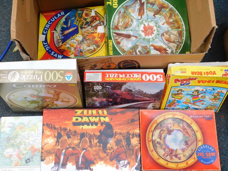 Games to include puzzles, chess sets, etc., wooden boat, Flash Gordon DVDs, etc. (5 boxes) - Image 10 of 11