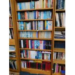 Books to include Terry Pratchett, hard and paperbacks, further literature, etc. (6 shelves)