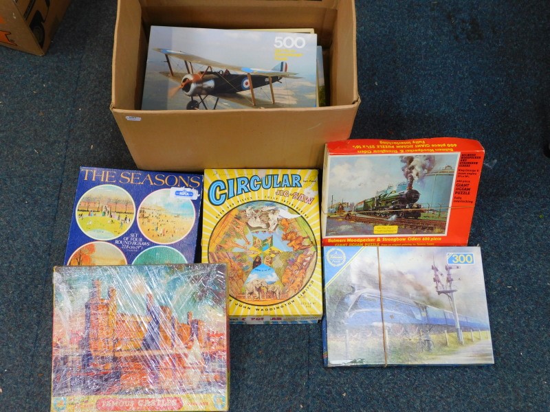 Games to include puzzles, chess sets, etc., wooden boat, Flash Gordon DVDs, etc. (5 boxes) - Image 11 of 11