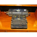 A Royal No 6 typewriter, from The Royal Typewriting Company, New York, USA., 20cm high, 49cm wide,