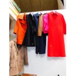 Lady's coats and jackets, to include a suede jacket, winter coats, etc. (7)