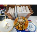 Royal Doulton and other collectors plates, boxed, further collectors plates, drip ware dish,