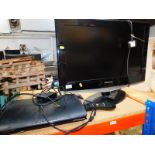 A Samsung 26" colour television, model no LE26R74BDXIXEU, with remote, together with a Virgin