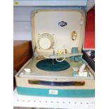 A Philips Auto Sonic Disc - Jockey record player, bears retail label for The Home Service Radio &