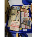 Cigarette cards, in books and packets, including Park Drive The Navy, Gallahers Trains of The World,