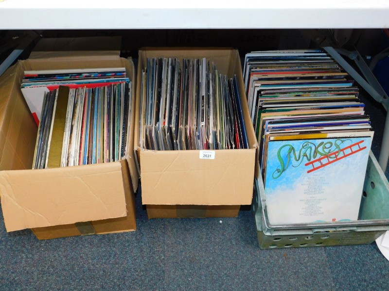 33rpm LP records, to include Neil Diamond, Elton John, John Denver, Tom Jones, etc. (3 boxes)