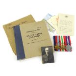 A Second World War trio of medals, awarded to a Sergeant C. Mangan, of the RAF Volunteer Reserve,