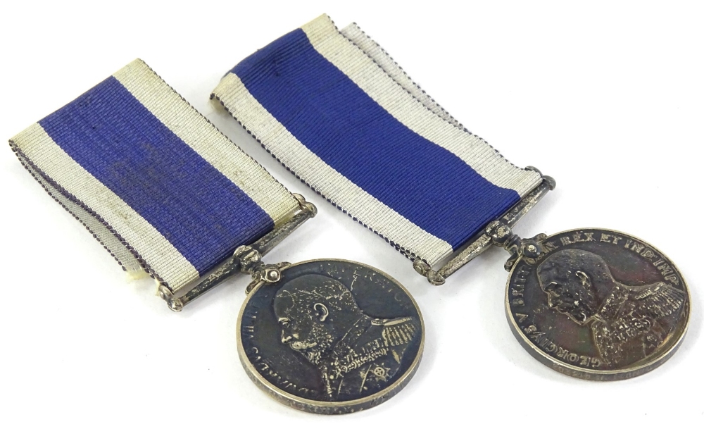 A George V Naval Long Service and Good Conduct medal, awarded to 303240 H. Pearsy, S.P.O. HMS
