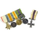 A group of First World War miniature medals, to include the Distinguishing Flying Cross, the 1914-15