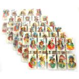 A set of BAT Indian Chiefs cigarette cards, and duplicates.