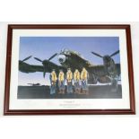 Peter Read. Dambusters May 1943, artist signed print, also signed by various aviators to include