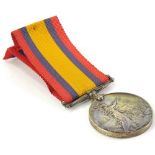 A Victoria South Africa medal, awarded to 1850.R.C. Sergeant W.O.Stenteford, of the Uitenhage Town