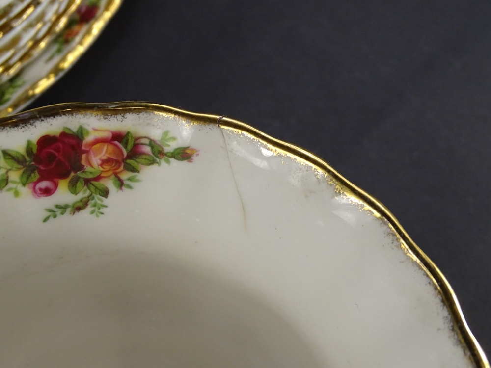 A Royal Albert Old Country Roses pattern part dinner service etc., to include various dinner plates, - Image 3 of 3