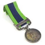 A George V India medal, with bar for Burma 1930-32, awarded to a 5283195, Private F.T. Reed.
