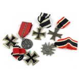 A collection of German Third Reich and other Iron Crosses, to include 1939, 1914, 1939 with