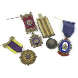A collection of enamel jewels, to include the Institute of Marketing past National Chairman, a Loyal