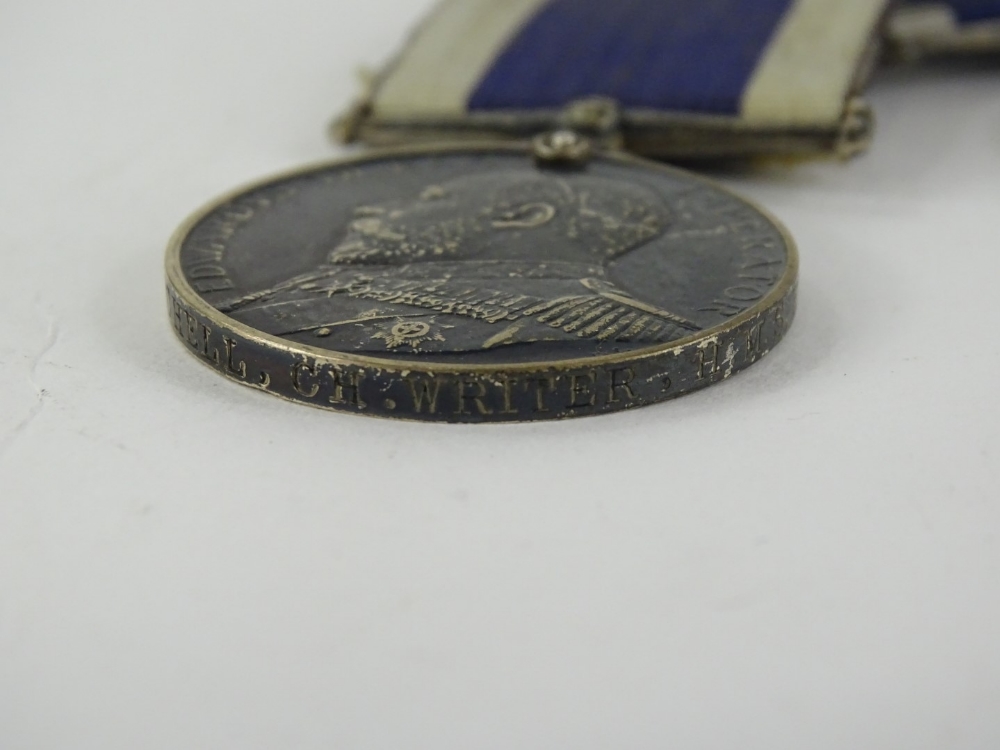 A George V Naval Long Service and Good Conduct medal, awarded to 303240 H. Pearsy, S.P.O. HMS - Image 2 of 3