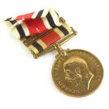 A George V Faithful Service in the Special Constabulary medal, with long service bars for 1942 and