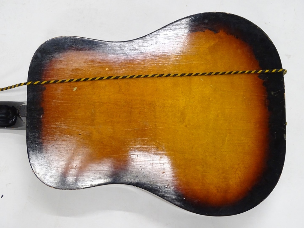 An Egmond Brothers Limited Dutch acoustic guitar, with bone keys etc., 109cm high. - Image 5 of 5