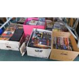 A large quantity of DVD's, to include The Ninth Gate, I Robot, Lost, Twilight, etc. (contents of