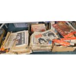 Various mid-20thC newspapers and magazines, to include Life International, Melody Maker, the Sun,