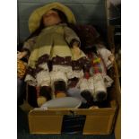 Various dolls, to include an Albaron Collector's porcelain doll Alison, various Dolls of the