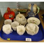 Miscellaneous items, to include a part Shelley tea service (AF), a Crown Devon Widecombe fair