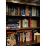 Various books, fiction, nonfiction, to include Charles Dickens, John Le Carre, cookery books, (3