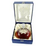 A Whyte & Mackay delux 12 year old blended scotch whiskey decanter, made to commemorate the marriage