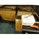 A large quantity of LP records, mainly classical.