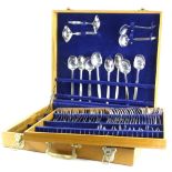 A canteen of Santi Jewellery cutlery, with serving pieces, settings for 12, in original wrappers, in