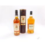 A bottle of Aberlore Highland Malt Single Scotch Whiskey, Aged 10 Years, boxed, together with a