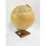 A Replogly Globes table lamp.