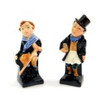 Two Royal Doulton Dickens figures, comprising Tiny Tim and Trotty Veck.