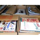 Song books and sheets of music. (5 boxes)