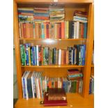 Books relating to children's and adult literature, biography and general reference. (3 shelves)