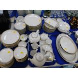 An Arzberg porcelain dinner and tea service, including dinner plates, side plates, coffee pot, tea