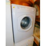 A Hotpoint Aquarius 8kg tumble dryer, model no TVHM80.