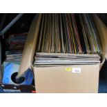 Lps and single records, to include jazz, rock and easy listening. (2 boxes)