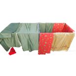 Assorted pairs of curtains, blanket etc. (quantity)