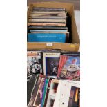 Various records, popular music, etc., 33rpm, etc., Jethro Tull, Saxon, Seger, Emerson Lake & Palmer,