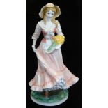 A Royal Worcester The Four Seasons Collection Compton and Woodhouse figure Spring, limited edition