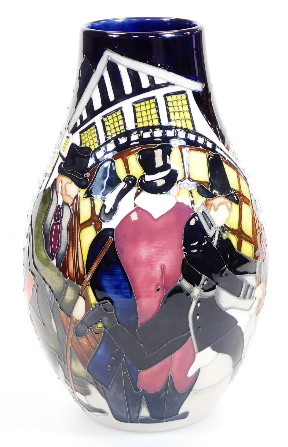 A Moorcroft pottery The Pickpockets vase, no.68/75 dated 2012, marks beneath, 25cm high. - Image 2 of 4