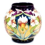 A Moorcroft pottery vase Royal Gold pattern, by Rachael Bishop, limited edition no. 9/100, marked