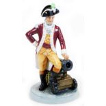 A Royal Doulton figure Officer of The Line HN2733, printed marks beneath, 26cm high.