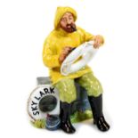 A Royal Doulton figure The Boatman HN2417, printed marks beneath, 18cm high.