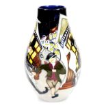 A Moorcroft pottery The Pickpockets vase, no.68/75 dated 2012, marks beneath, 25cm high.